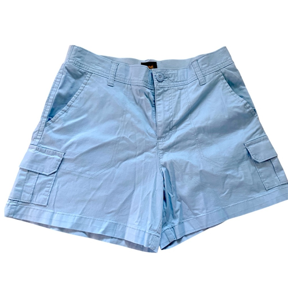 Lee Women's Light Blue Cargo Shorts